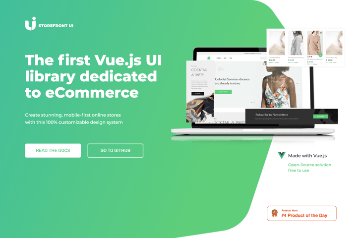 Storefront UI website preview